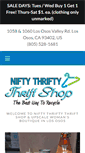 Mobile Screenshot of niftythriftythriftshop.com